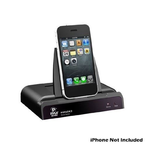 Pyle PIPADK2 Universal iPod/iPad/iPhone Docking Station for Audio and