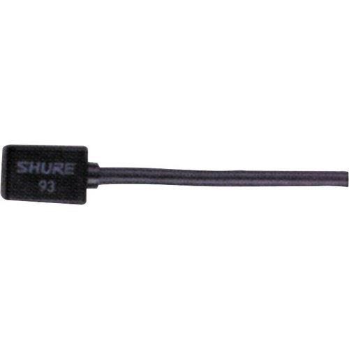 Shure WL93 Series Subminiature Condenser Lavalier Microphones,WL93- Black, with 4-foot (1.2 m) Cable