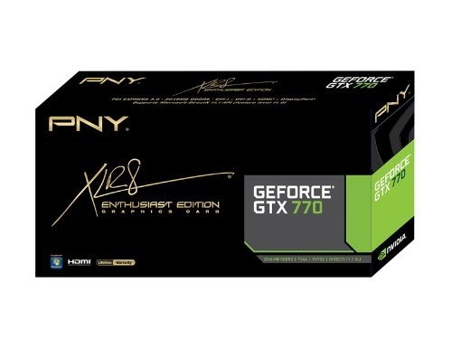 PNY - Enthusiast Edition NVIDIA GeForce GTX 770 2GB GDDR5 PCI Express 3.0 Graphics Card - Black