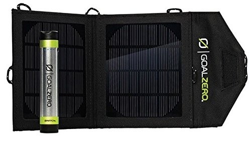 Goal Zero Goal 0 Switch 8 Solar Panel Recharging Kit Battery Cell Phone Tablets