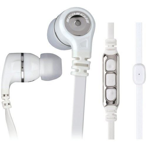 Scosche IEM856M Reference In-Ear Monitors with tapLINE III Remote & Microphone (White)