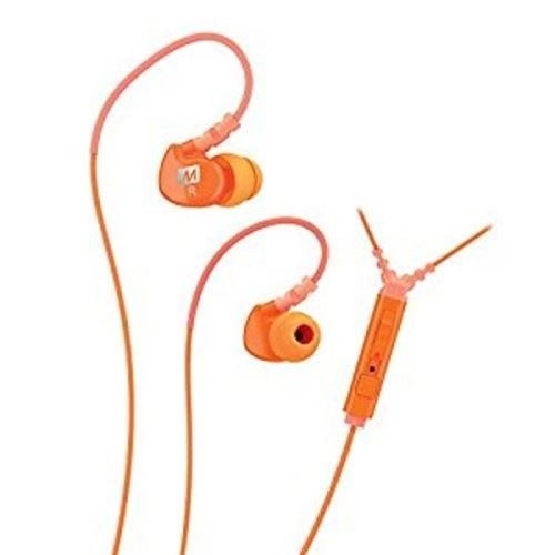 MEE audio Sport-Fi M6P Memory Wire In-Ear Headphones with Microphone, Remote, and Universal Volume Control