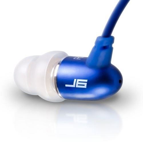 JLab Audio J6 High Fidelity Metal Ergonomic Earbuds Style Headphones, GUARANTEED FOR LIFE - Sapphire Blue [Blue, earbuds]